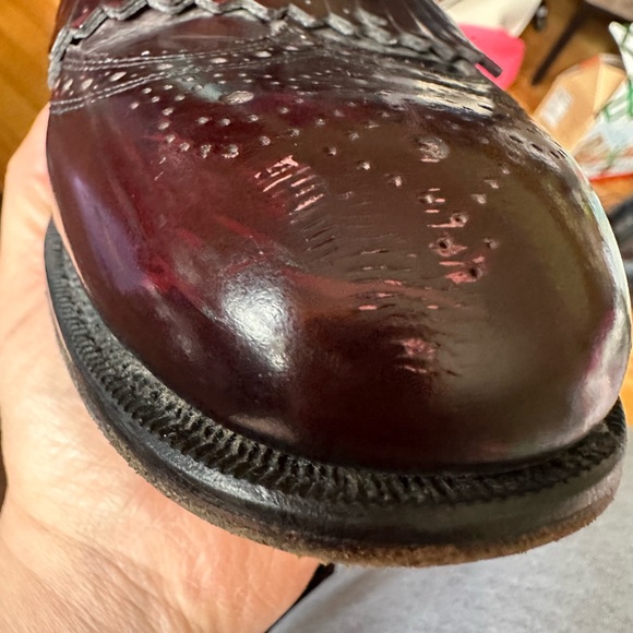 Florsheim Comfort Tech Men's Burgundy Wingtip Loafer Tassel  Almond Toe … - Picture 14 of 16